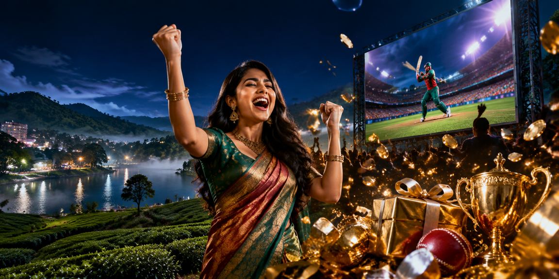 চট্টগ্রামের চা বাগানে ক্রিকেট বেটিং অডস দেখছেন একজন ব্যবহারকারী