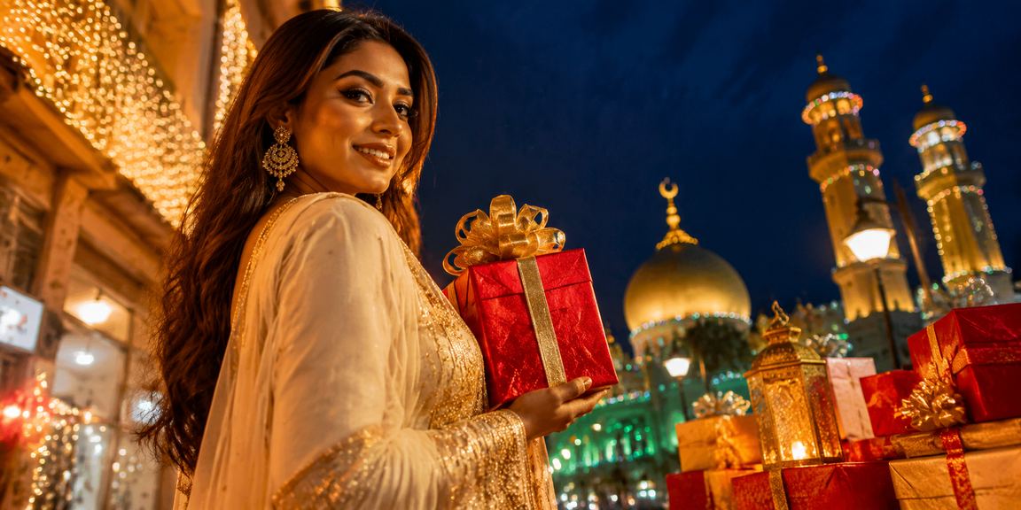 কুমিল্লায় ঈদ উৎসবে লাল খাম হাতে একজন সদস্য বেটিং বোনাস উদযাপন করছেন