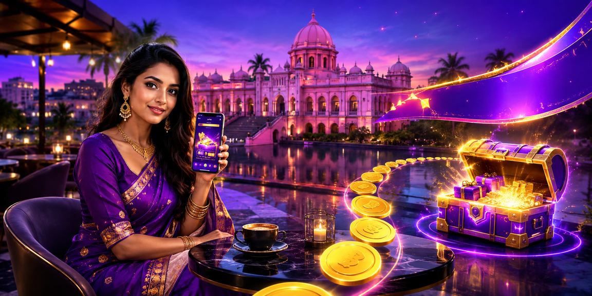 ঢাকায় নিয়ন আলোর পরিবেশে একজন তরুণ মোবাইলে স্পোর্টস বেটিং উপভোগ করছেন